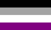 The asexual flag.