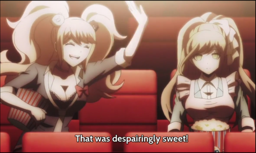 Junko, to Chisa: That was desparingly sweet!